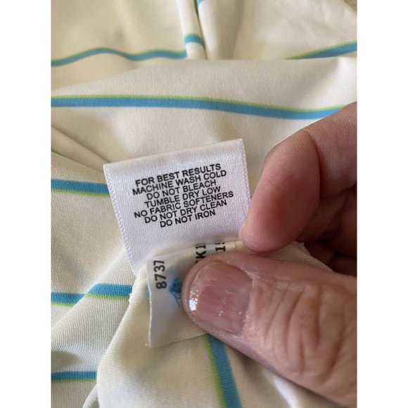 Peter Millar Polo Golf Shirt Men’s Size XL Summer Comfort Striped Stretch - Picture 6 of 6